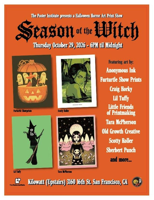 Season of the Witch: Halloween Horror Art Print Show