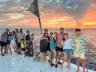 Negril Sunset Catamaran Cruise with Snorkeling and Rick's Cafe