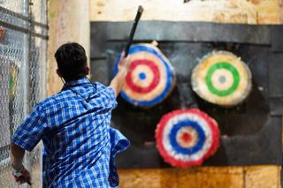Fremont Street Axe Throwing: Unleash Your Inner Viking