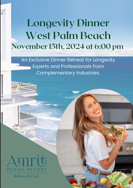Longevity Dinner with Dr. Ella Davar at Amrit Ocean Resort