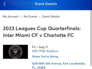 Charlotte FC at Inter Miami CF at Miami Freedom Park