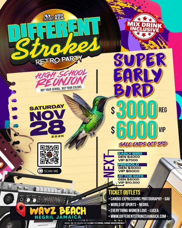 DIFFERERNT STROKES RETRO PARTY