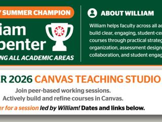 Peer-Led Canvas Teaching Studio - Work with a Colleague!