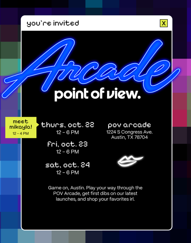 POV Beauty Pop-Up Brings Korean Arcade to South Congress for F1 Weekend