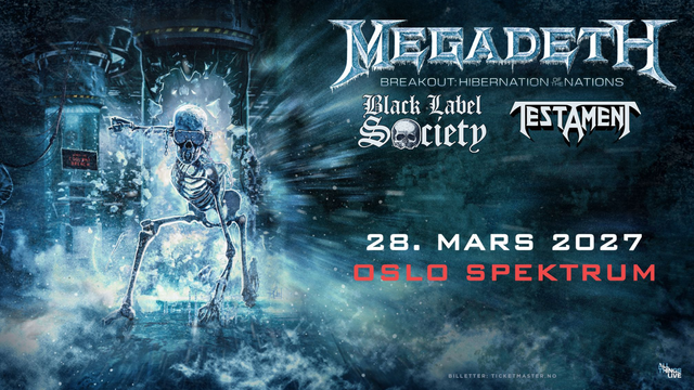 Megadeth - Breakout: Hibernation Of The Nations Europe Tour 2027
