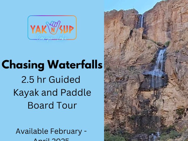 Chasing Waterfalls 2.5 Hour Guided Kayak and/or Paddle Board Tour