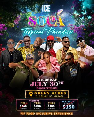 ICE presents SOCA - Tropical Paradise