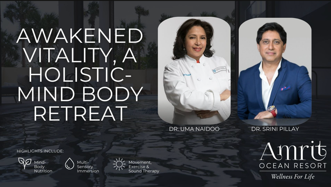 One Day Vitality Retreat Led by Harvard-Trained Psychiatrists at Amrit Ocean Resort