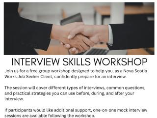 Interview Skills Workshop