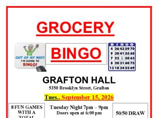 Grocery Bingo