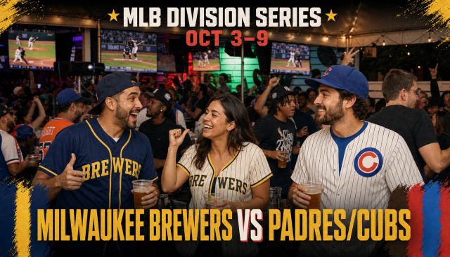Padres/Cubs vs Brewers MLB Division Series at Grails