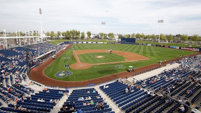 Reds at Brewers: Cactus League Spring Training