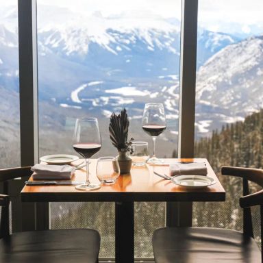 Sky Bistro, Mountain Top Dining @ Banff Gondola