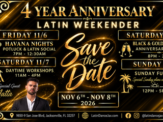Latin Dance Jax’s 4-Year Anniversary Latin Dance Weekender