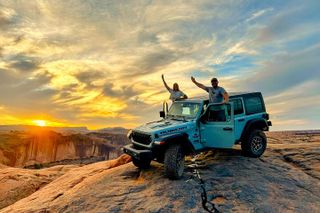 BEST! Hell's Revenge Jeep Rubicon U-Drive 4X4 Tour in Moab