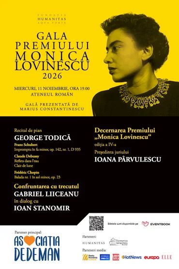 Gala Premiului „Monica Lovinescu“ 2026