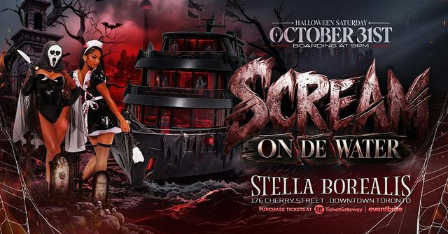 Scream - Halloween Boat Party $40