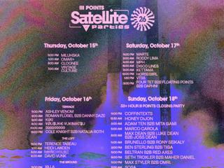 Satellite - Disco Lines, Four Tet B2B Floating Points B2B Daphni, horsegiirL, Kettama and More at Club Space at The Ground Miami