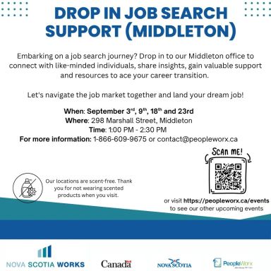 Drop-in Job Search Support