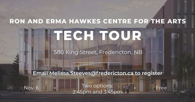 Ron and Erma Hawkes Centre for the Arts Tech Tour