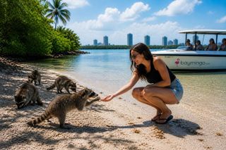 Unique 5 Hours-Boat Tour to Raccoon Island from Fort Lauderdale