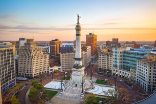 Smartphone Guided Indianapolis Downtown Sites Audio Walking Tour
