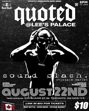 QuotedTO Presents: SOUNDCLASH + Vintage Market