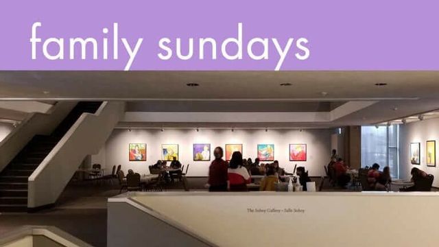 Family Sundays | Free Art Activities