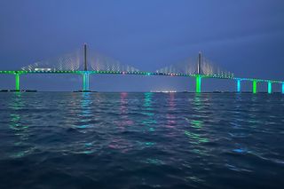 Premiere Private Sunset Cruise With Lights Of The Skyway Bridge