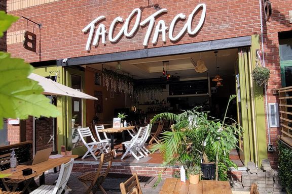 Tropical Themed Space at TacoTaco