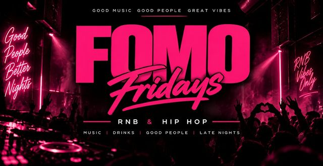 FOMO Fridays | R&B & Hip-Hop Night