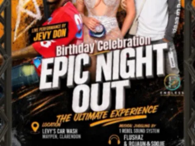 Birthday celebration epic night out