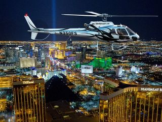 Las Vegas Helicopter Night Flight and Optional VIP Transportation