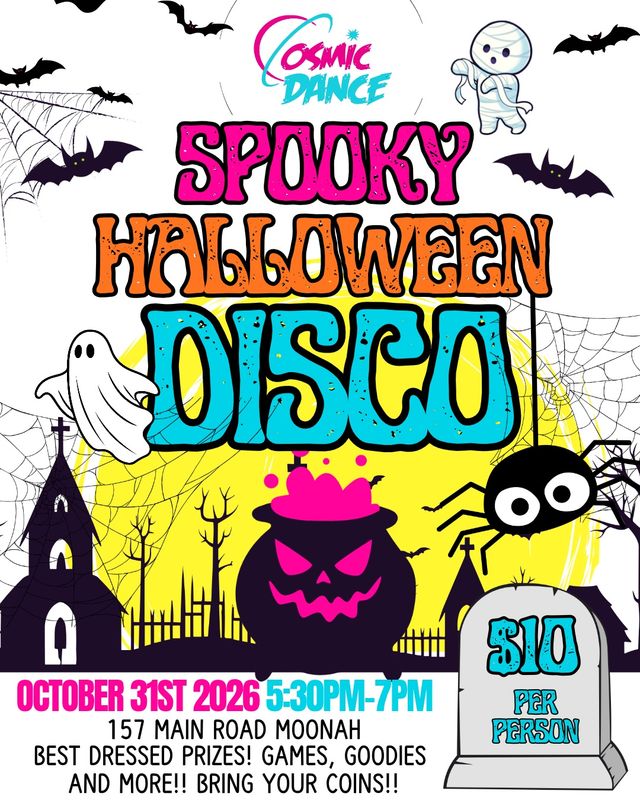 🎃👻 **COSMIC DANCE SPOOKY HALLOWEEN DISCO!** 🕷️🦇