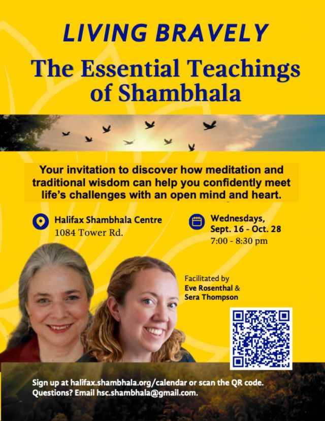 7-week meditation course, Living Bravely
