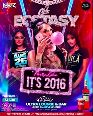 Club Ecstasy - Party Like It’s 2016