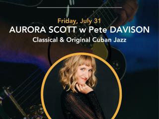 Aurora Scott with Pete Davison