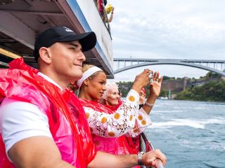 Niagara Falls Tour: Boat Cruise, Journey Behind Falls and Skylon