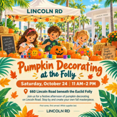 Free Pumpkin Decorating Workshop at Lincoln Road