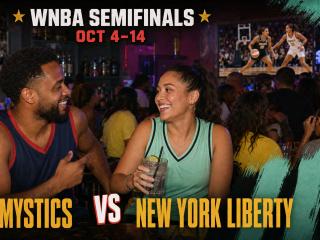 Liberty vs Dream/Mystics WNBA Semifinals at Grails