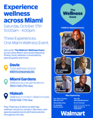 Walmart Wellness Event - Chef Adrienne Calvo & NBA All-Star Victor Oladipo