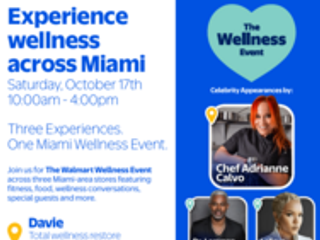 Walmart Wellness Event in Hialeah with basketball stars Victor Oladipo and The Professor