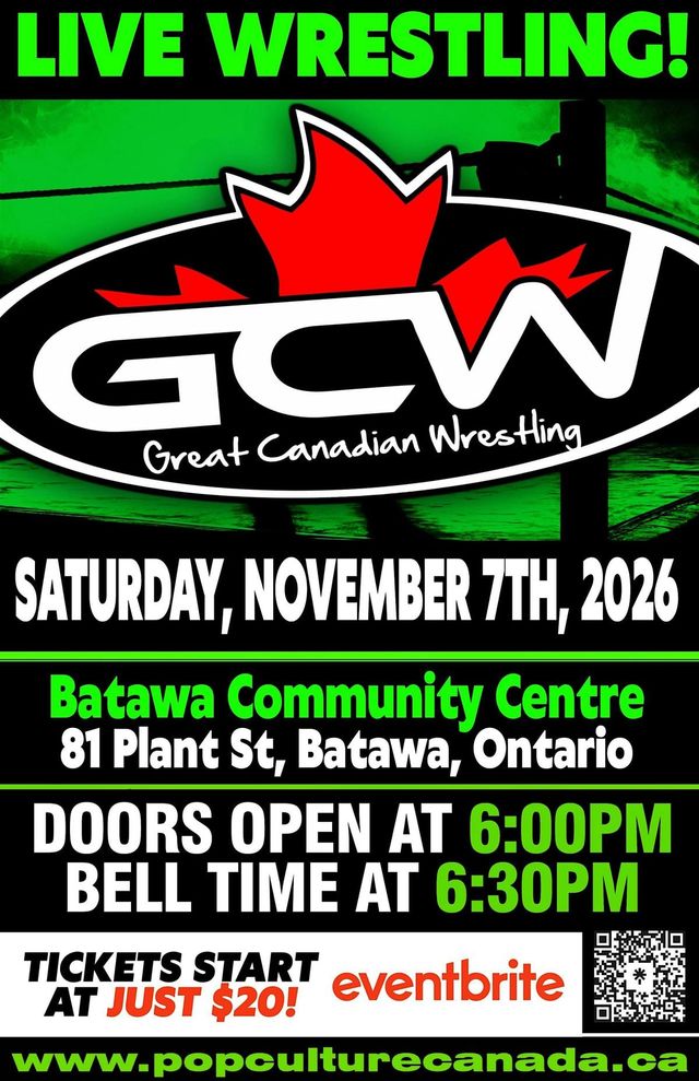 GCW BATAWA NOVEMBER 7TH 2026 LIVE WRESTLING