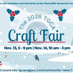 The TGCA CRAFT FAIR + BAKE SALE