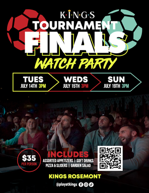 Soccer Finals Watch Party at Kings