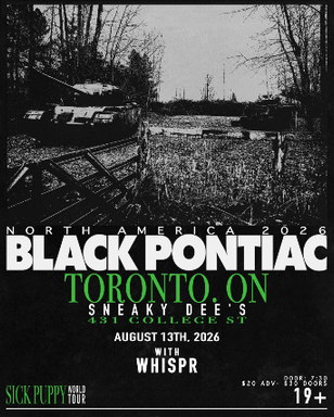 Black Pontiac & Whispr at Sneaky Dee's