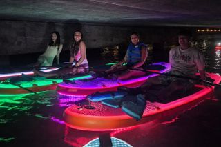 Night Glow Paddle board Adventure Tour in Daytona Beach