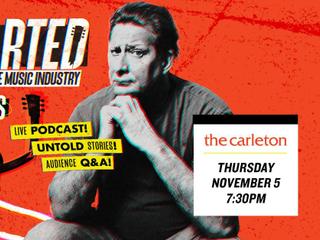 Alan Cross - Uncharted, Crime and Mayhem in the Music Industry Live at The Carleton