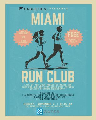 Fabletics Turkey Trot at The Gates Hotel South Beach