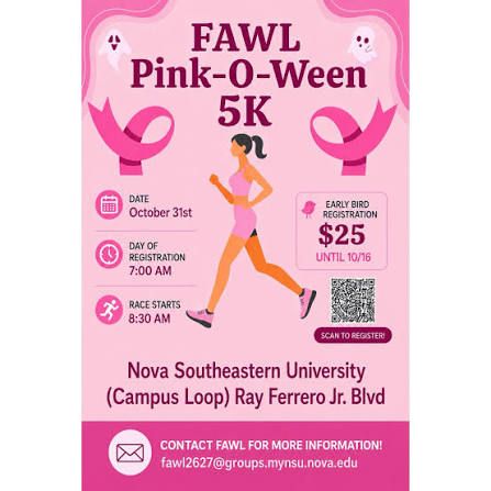 Nova Southeastern University Pink-O-Ween 5K